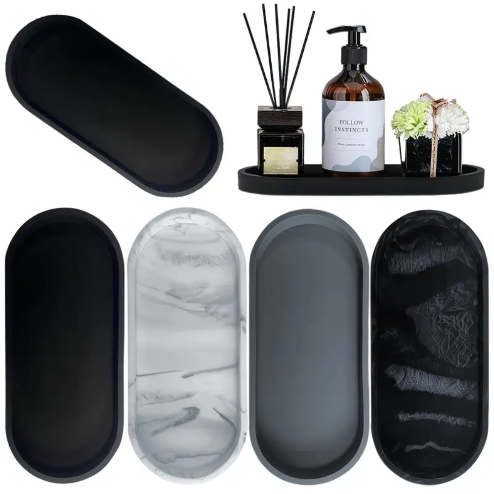 Home Essentials Bathroom Storage - 1 Unidade Bandeja de Silicone para