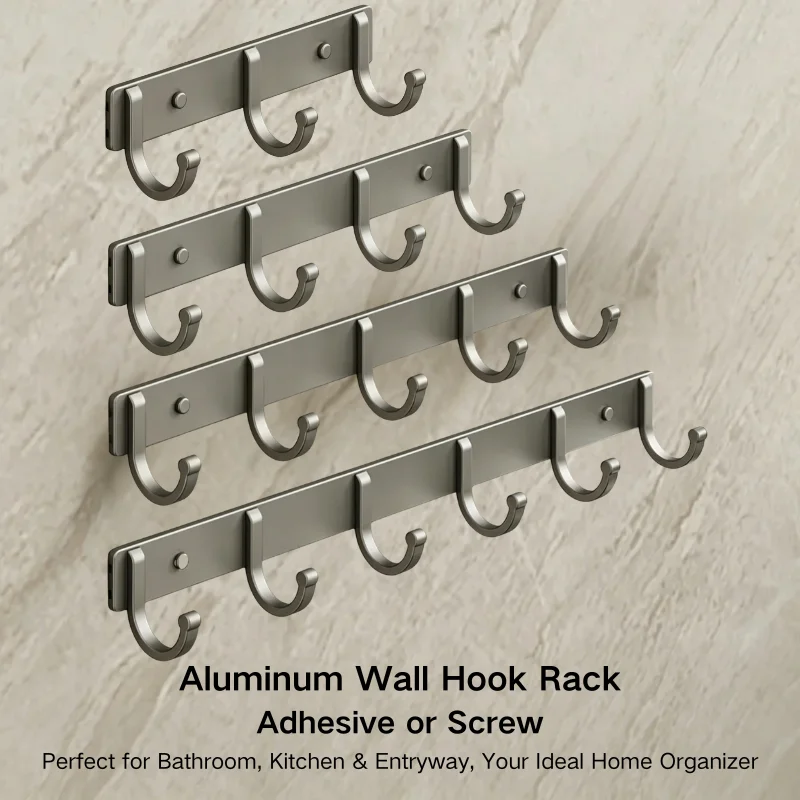 Home Bathroom Organizer - Suporte de parede em alumínio com