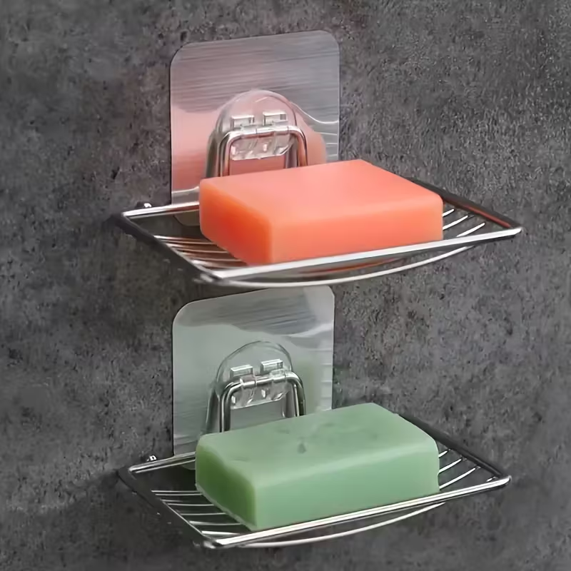 Home Edit Bathroom Storage - Saboneteira de Parede Sem Furos, Suporte
