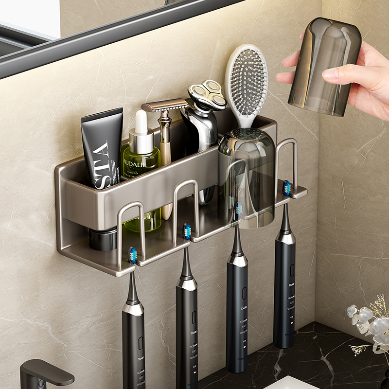 Home Edit Bathroom Storage - Prateleiras de Banheiro Montadas na Parede,