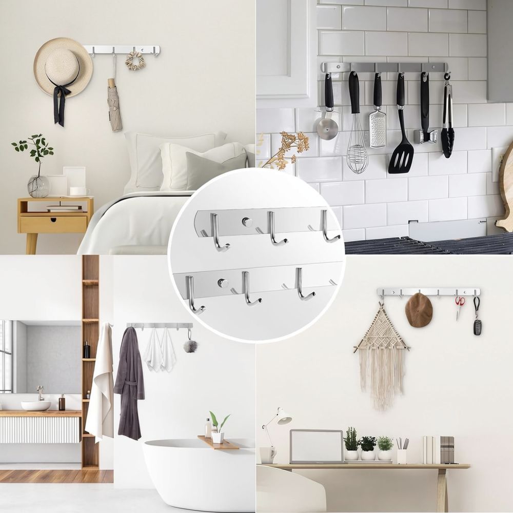 Suporte de parede em aço inoxi - Home Bathroom Organizer avaliação e preço