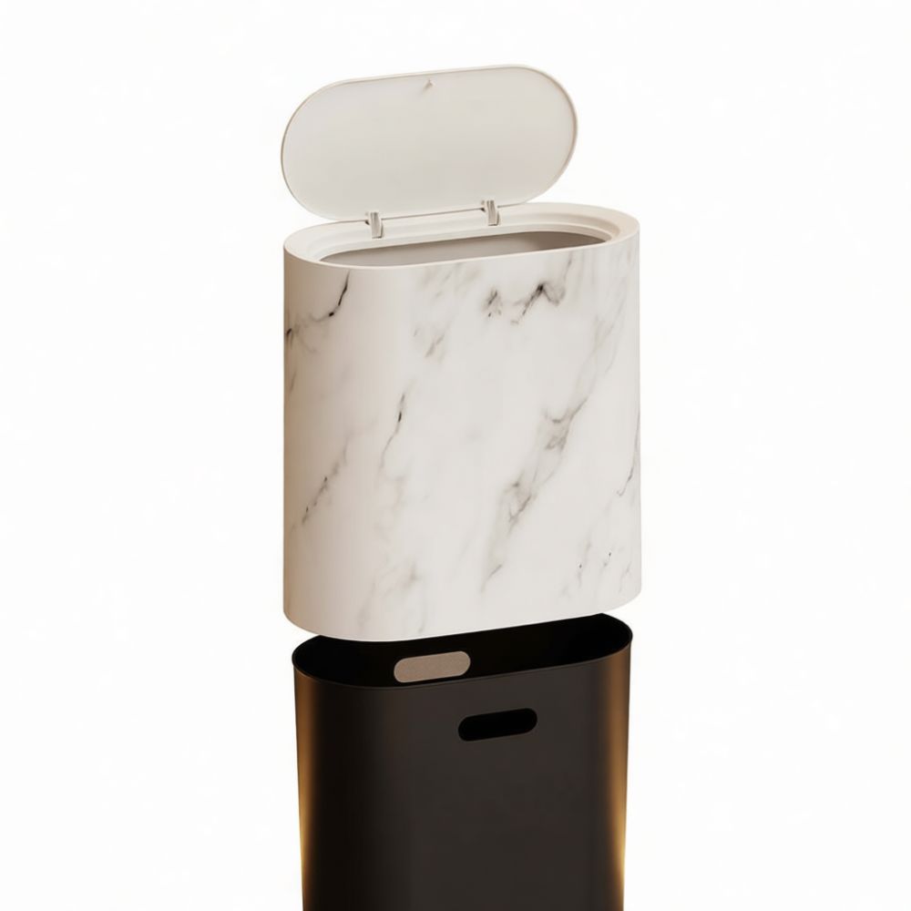 Lixeira minimalista e fina, id - Home Essentials Bathroom Storage avaliação e preço