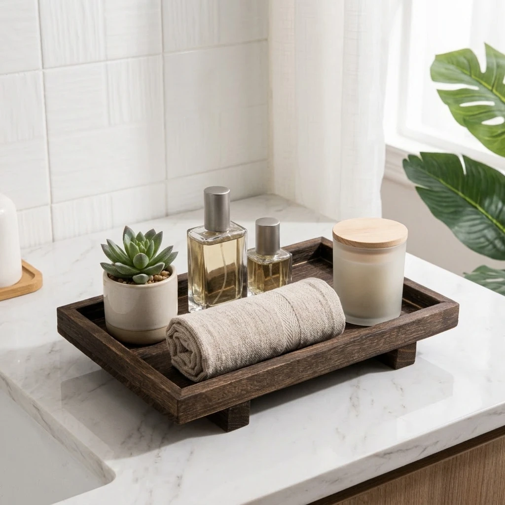 Bandeja de armazenamento de ma - Home Edit Bathroom Storage avaliação e preço