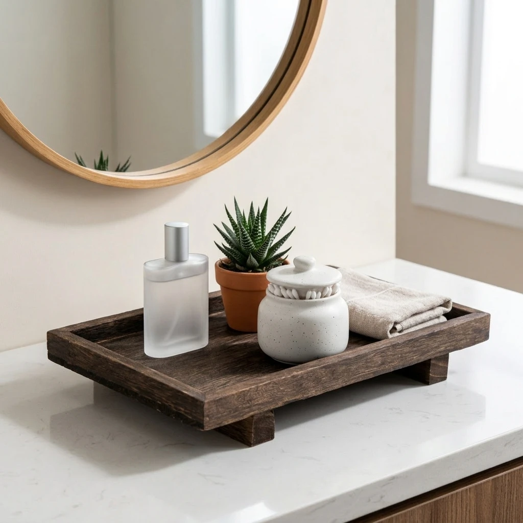Bandeja de armazenamento de ma - Home Edit Bathroom Storage avaliação e preço