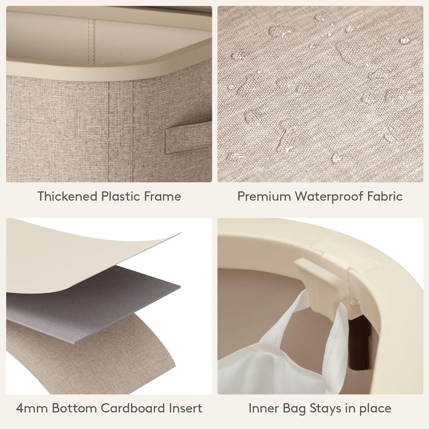 Cesto de roupa suja de plástic - Home Essentials Bathroom Storage avaliação e preço