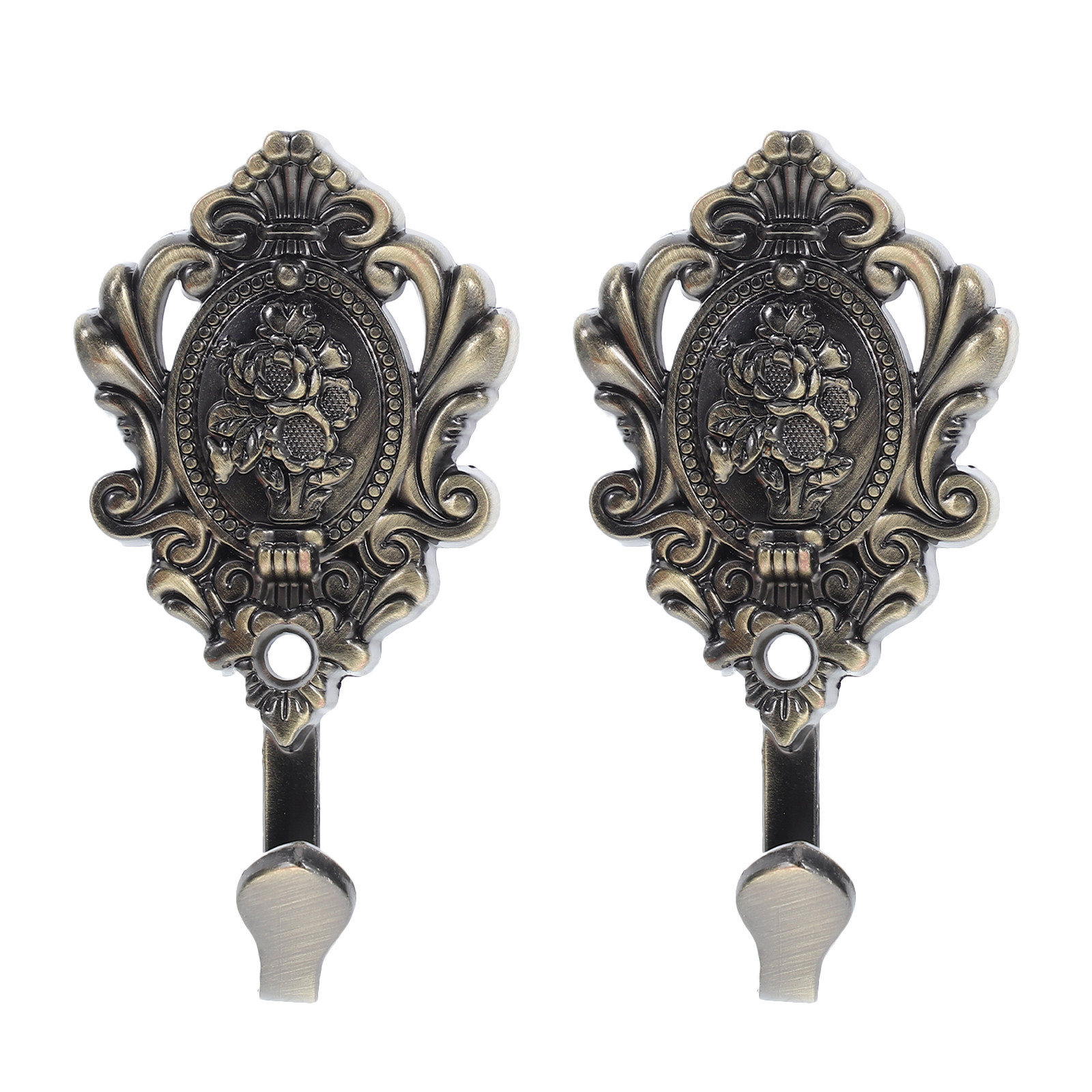 2 ganchos de parede em metal p - Home Bathroom Organizer avaliação e preço