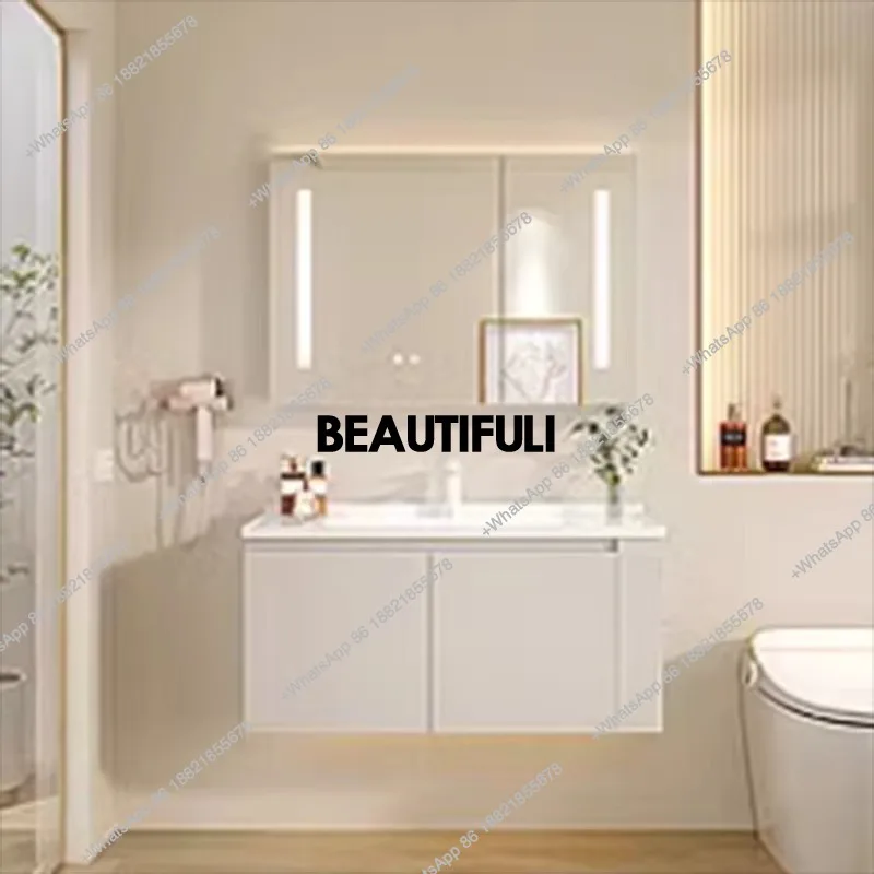 A17 espelho de banheiro armári - Home Bathroom Vanity Combo avaliação e preço