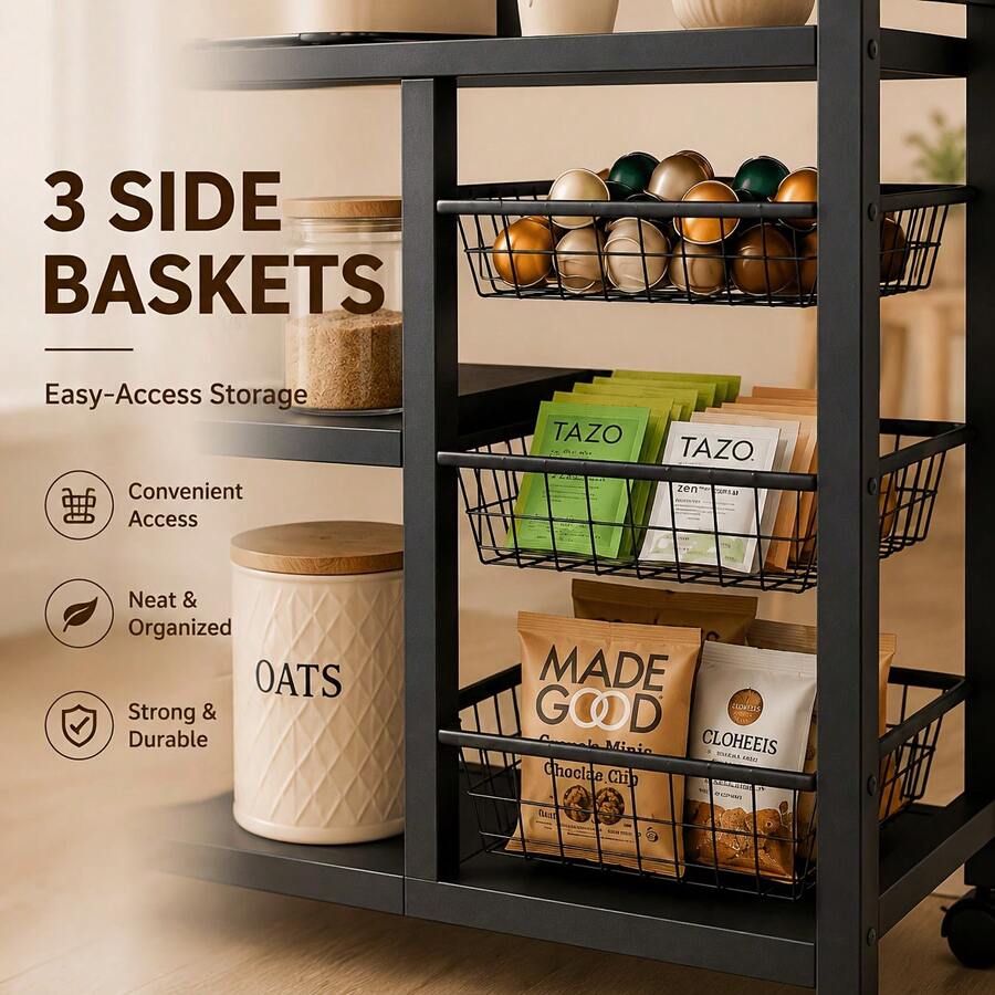 1 unidade de estante móvel par - Home Edit Bathroom Storage avaliação e preço