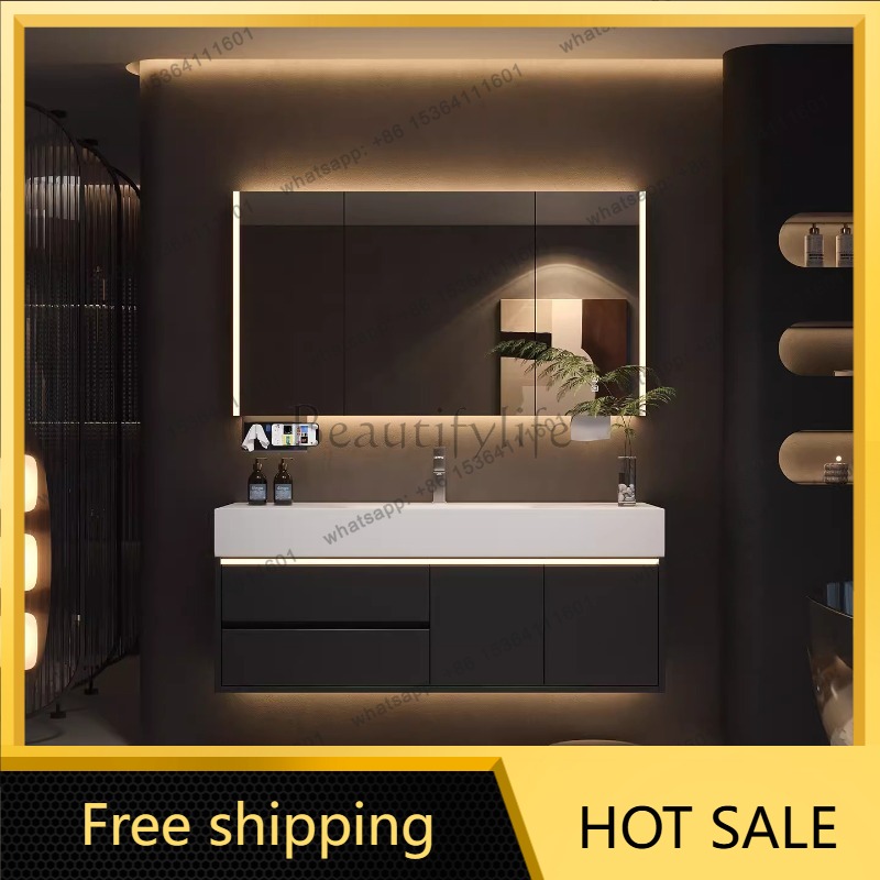 Armário de Luxo YJ com Gavetas - Home Bathroom Vanity Combo avaliação e preço