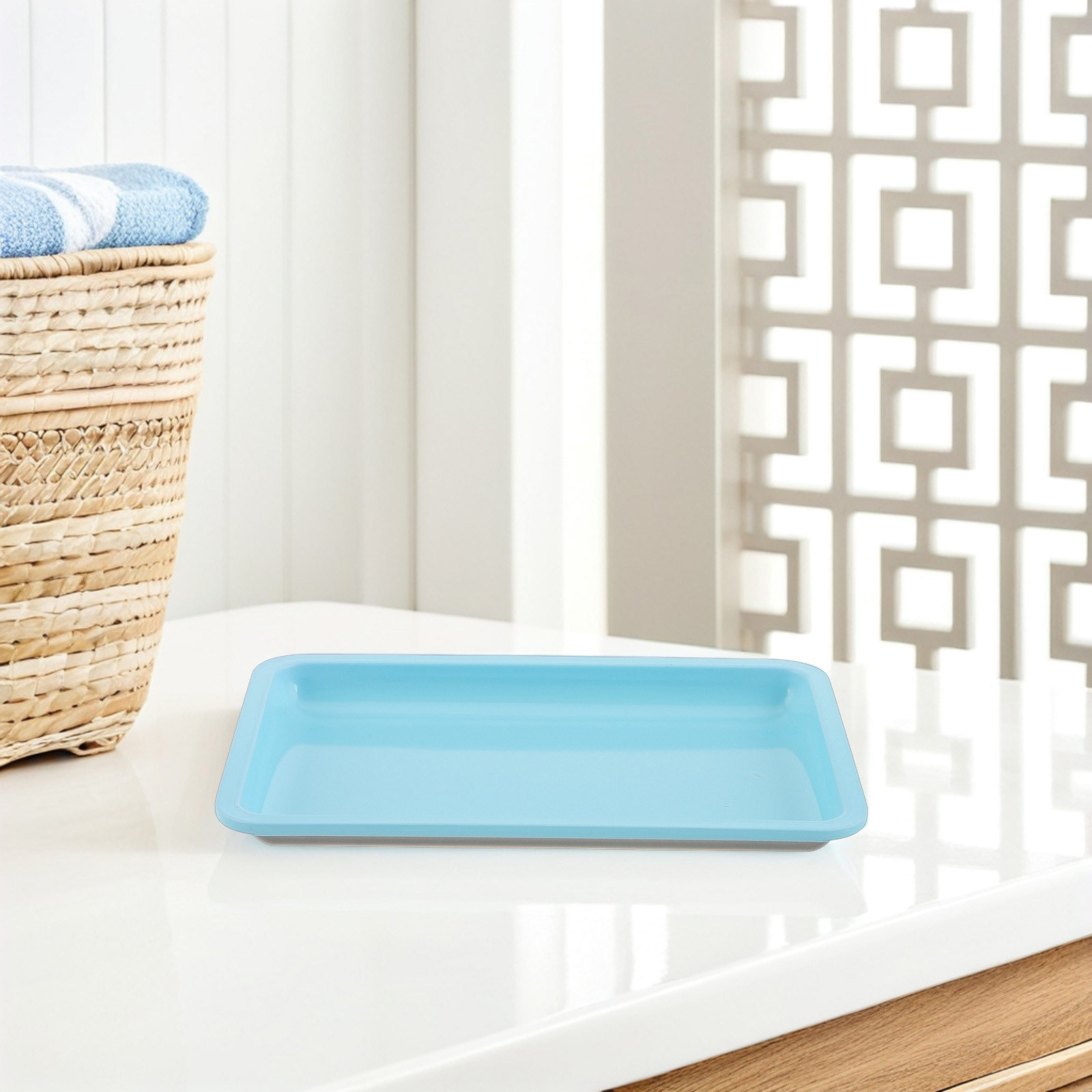 4 unidades de bandeja de aço i - Home Bathroom Organizer avaliação e preço